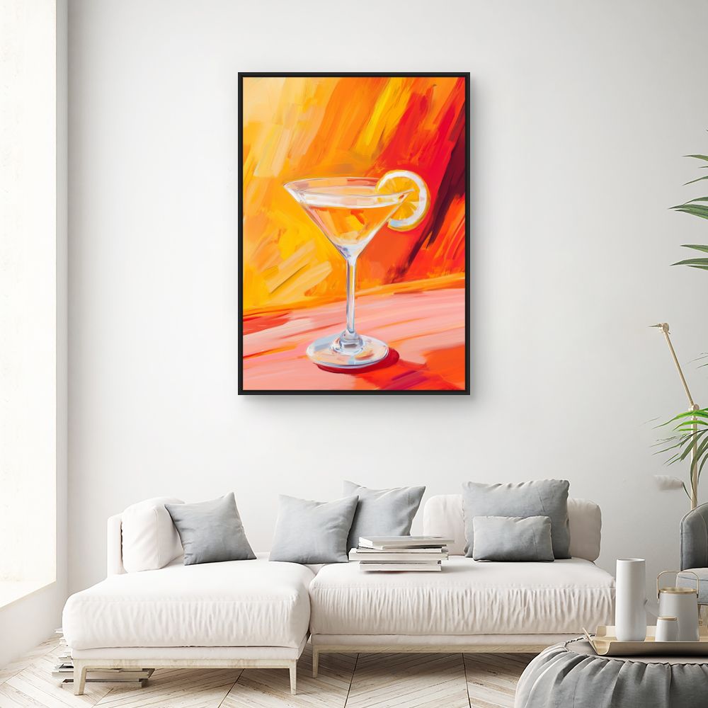 Toile "Cocktail ensoleillé"