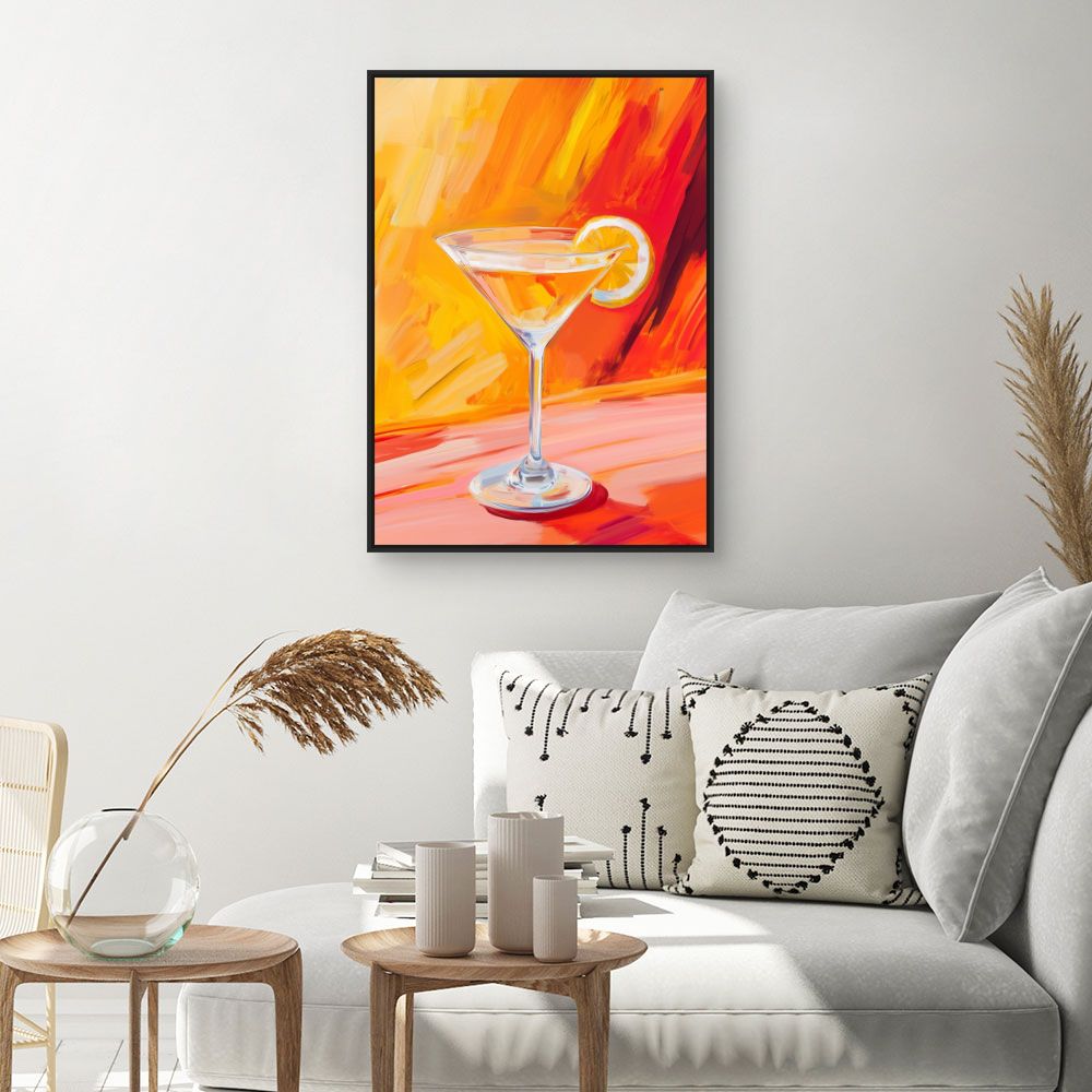 Toile "Cocktail ensoleillé"