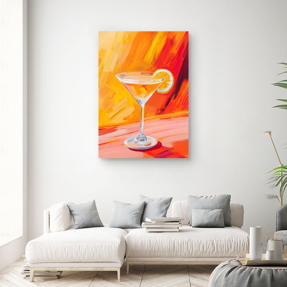 Toile "Cocktail ensoleillé"
