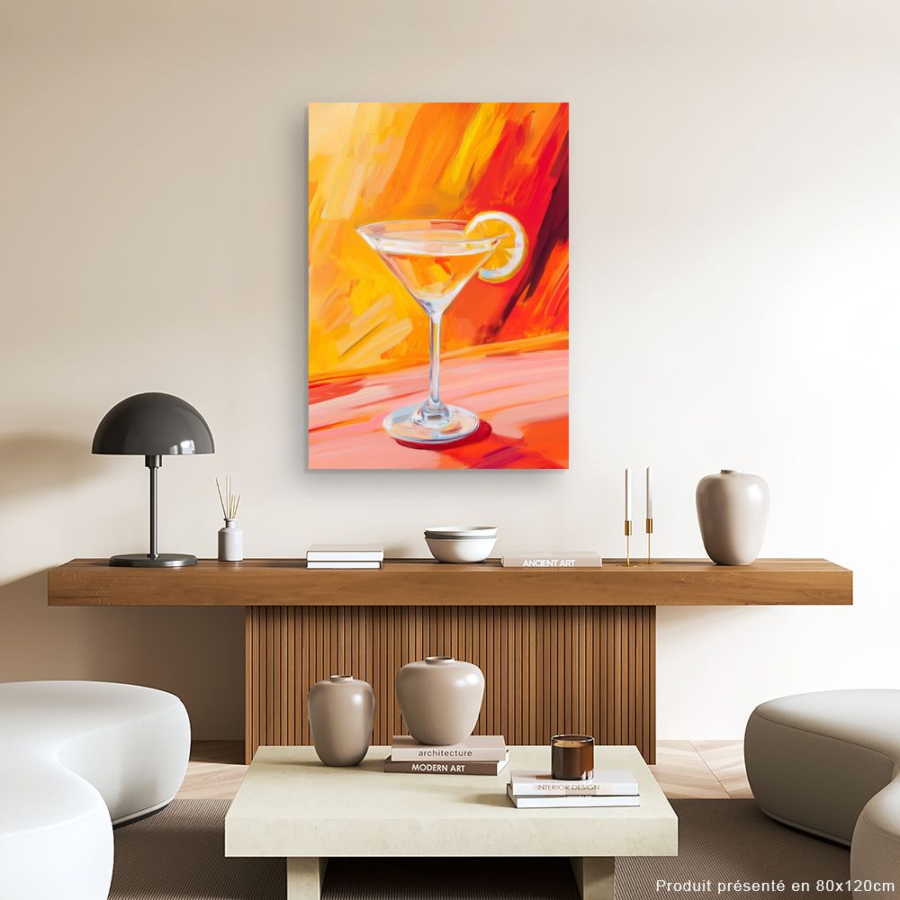 Toile "Cocktail ensoleillé"