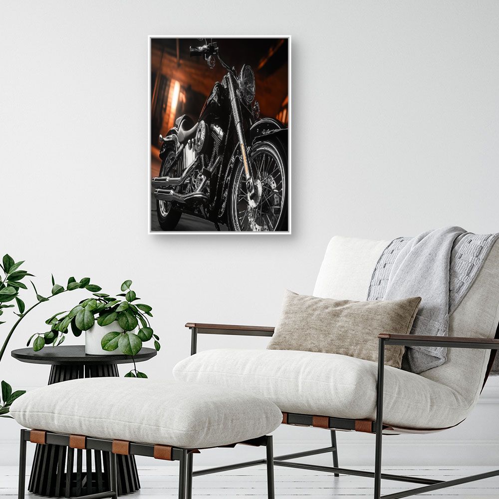 Toile "Moto élégante"