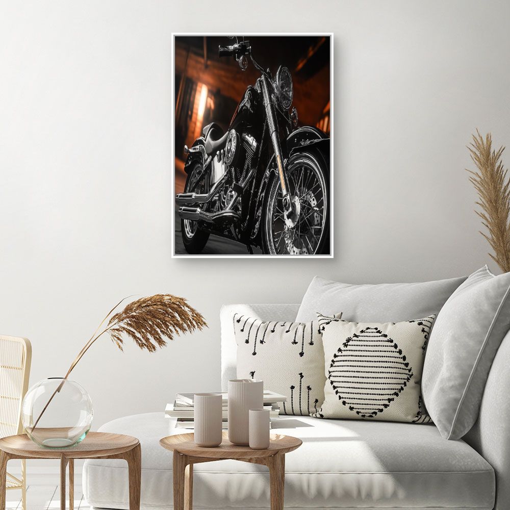 Toile "Moto élégante"