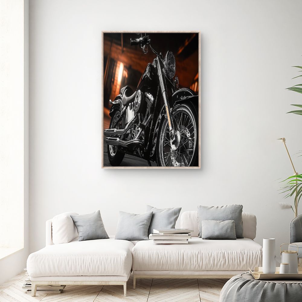 Toile "Moto élégante"