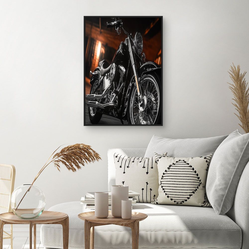 Toile "Moto élégante"
