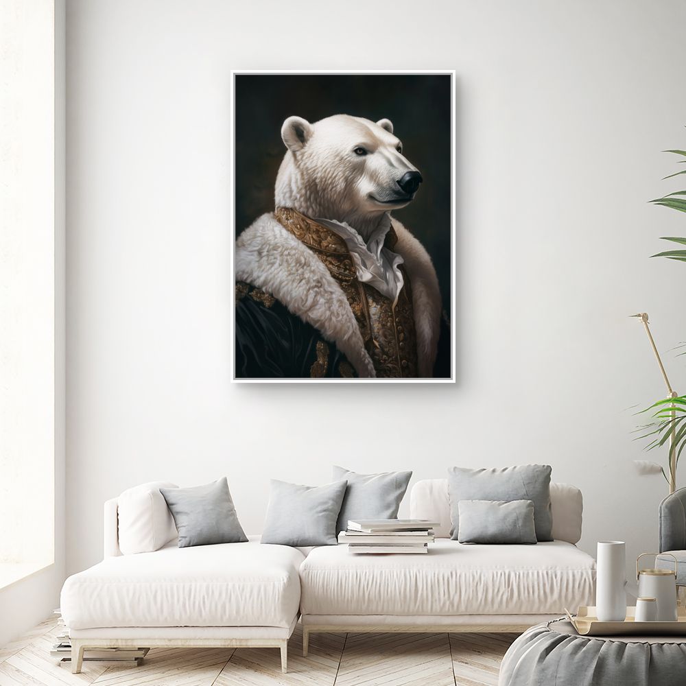 Toile "Ours élégant majestueux"