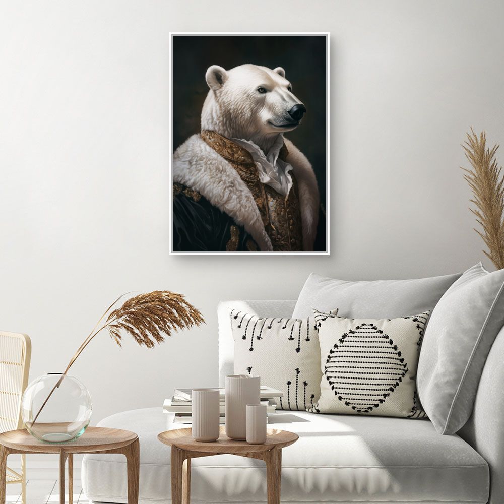 Toile "Ours élégant majestueux"