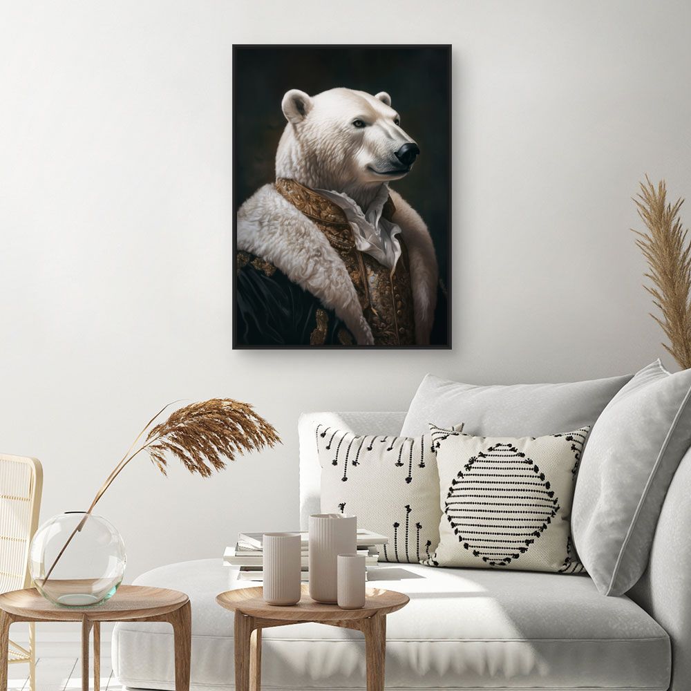 Toile "Ours élégant majestueux"