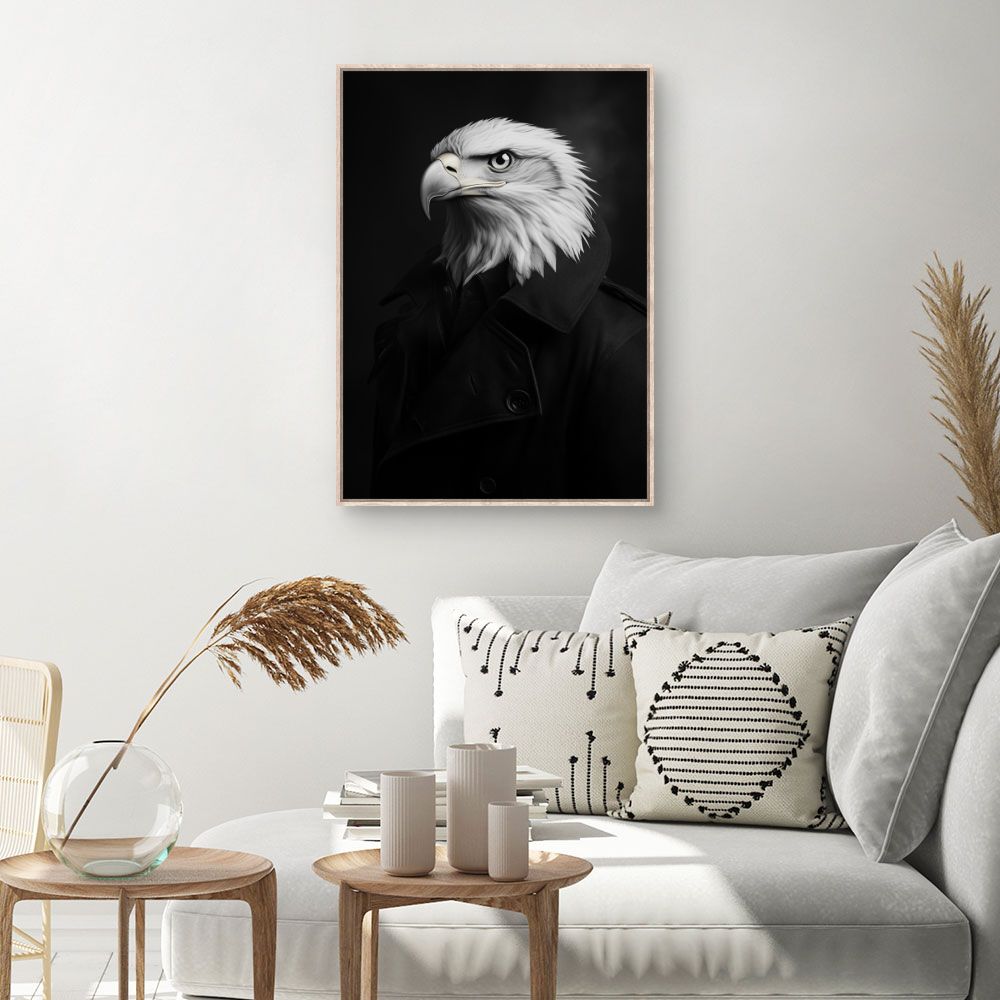 Toile Aigle majestueux – toile cadre naturel (slide 1, 60×90)
