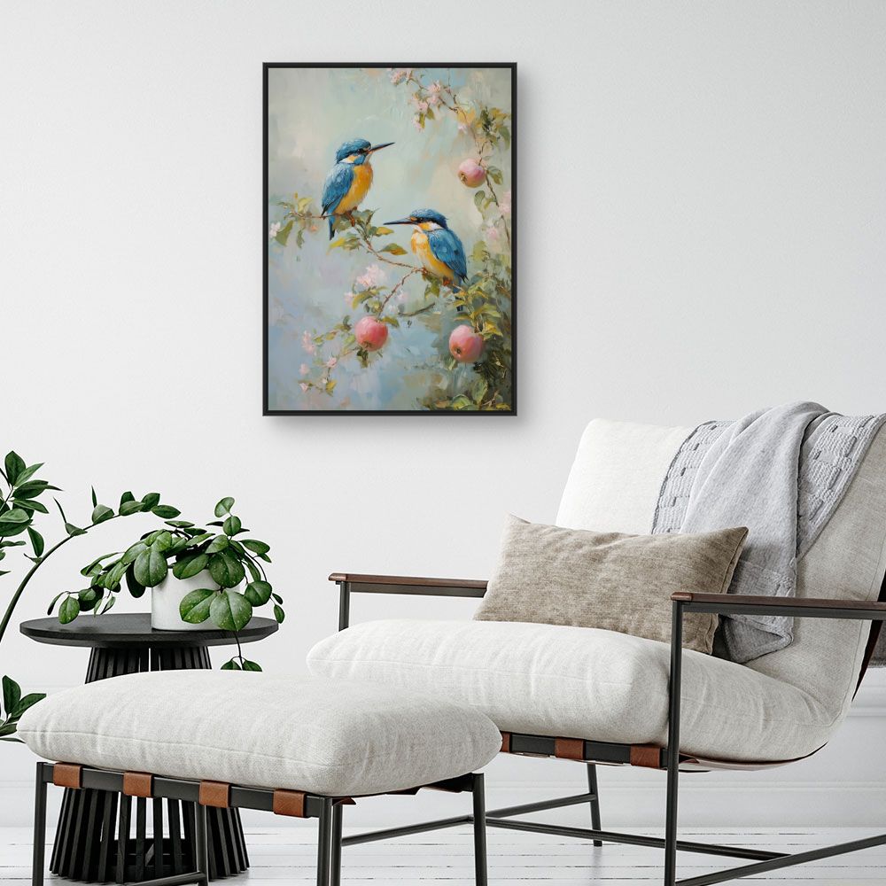 Toile "Oiseaux sur branches"