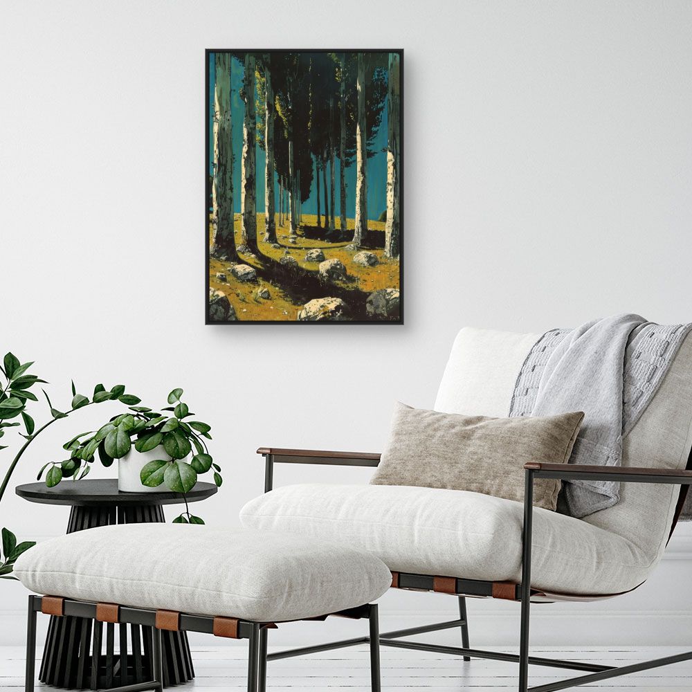 Toile "Forêt mystique"