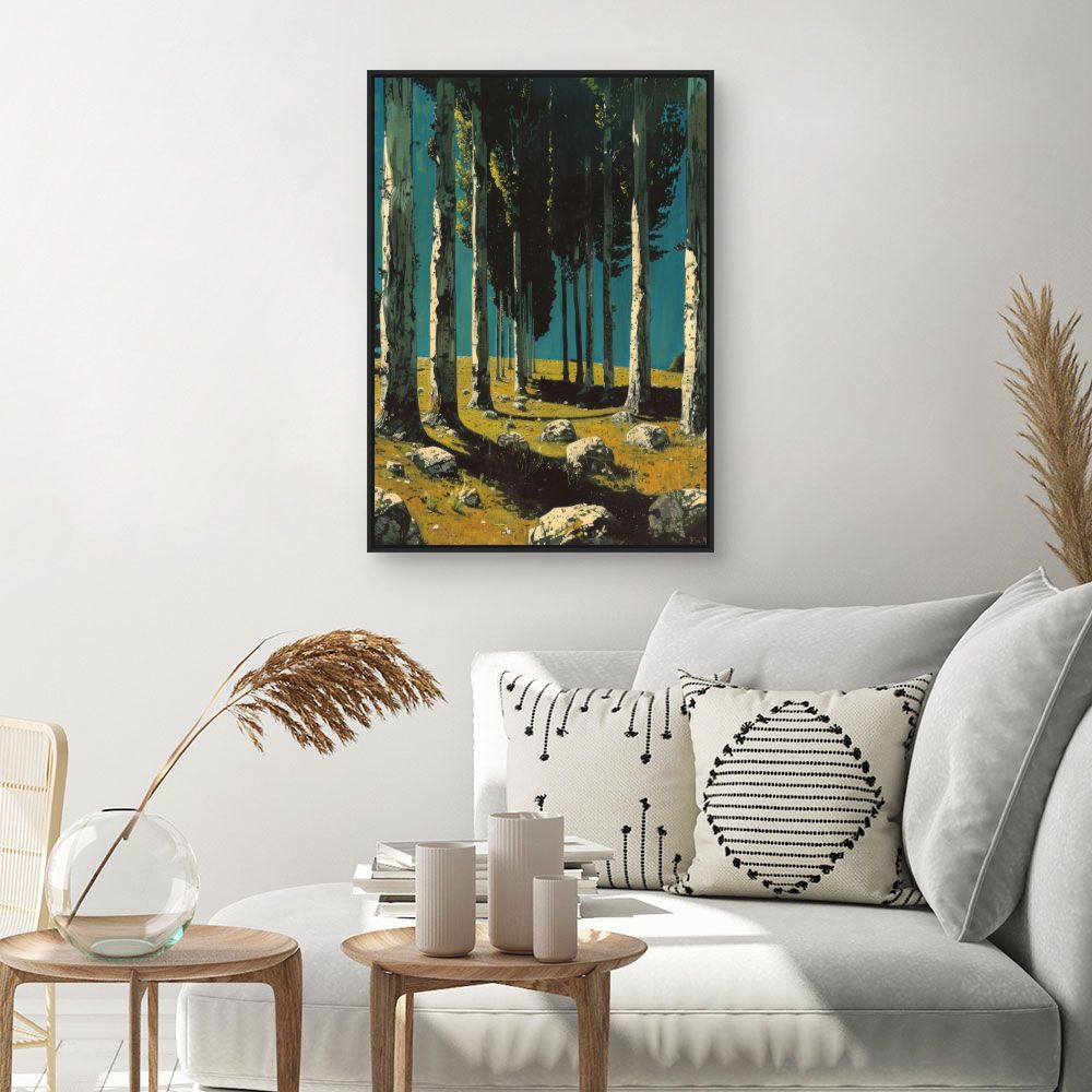 Toile "Forêt mystique"