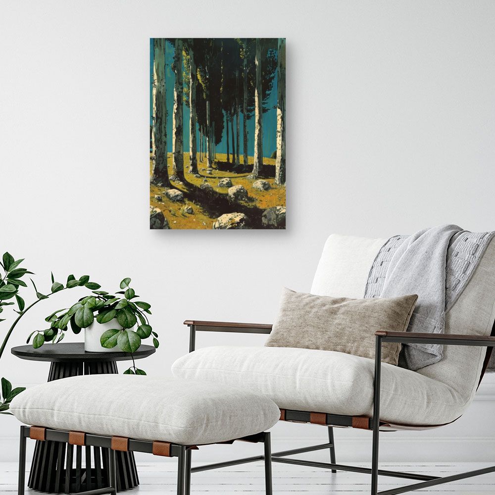 Toile "Forêt mystique"