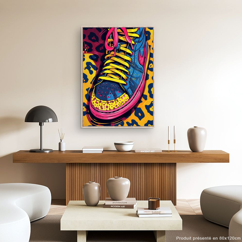 Toile "Sneakers pop art"