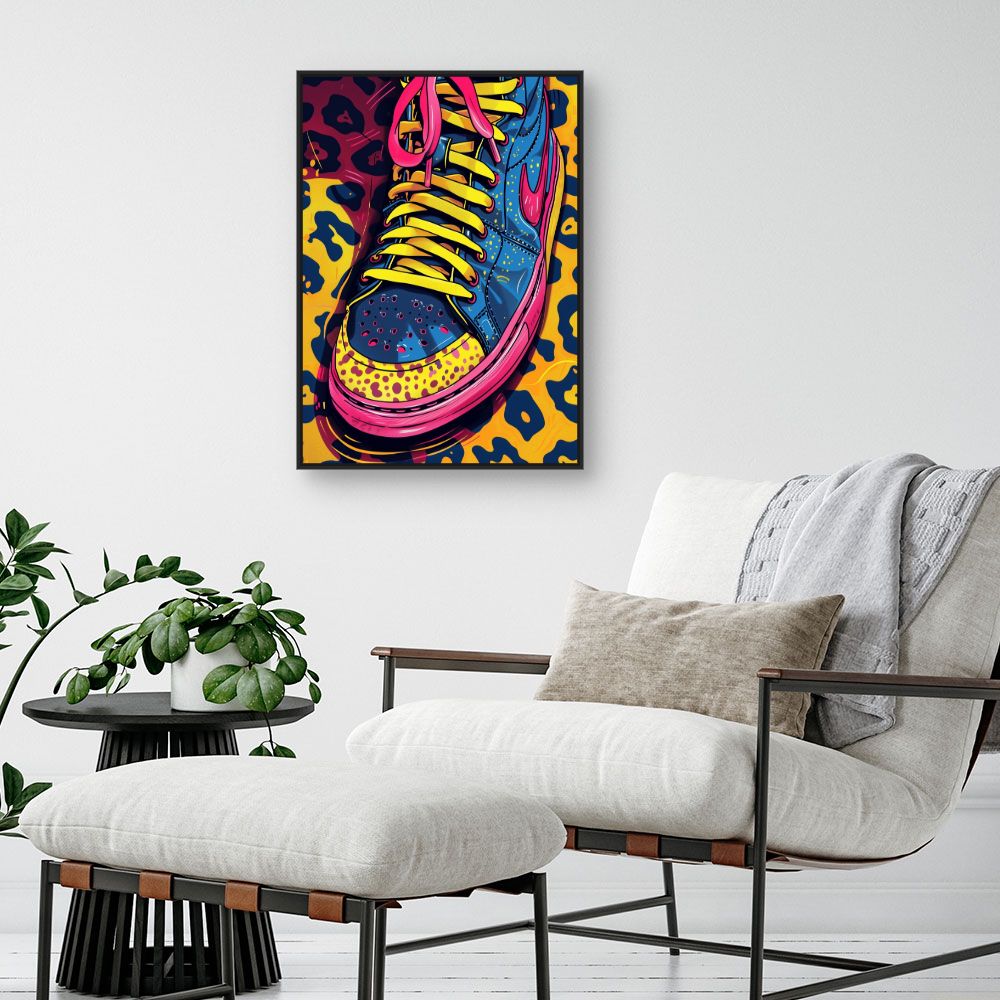 Toile "Sneakers pop art"