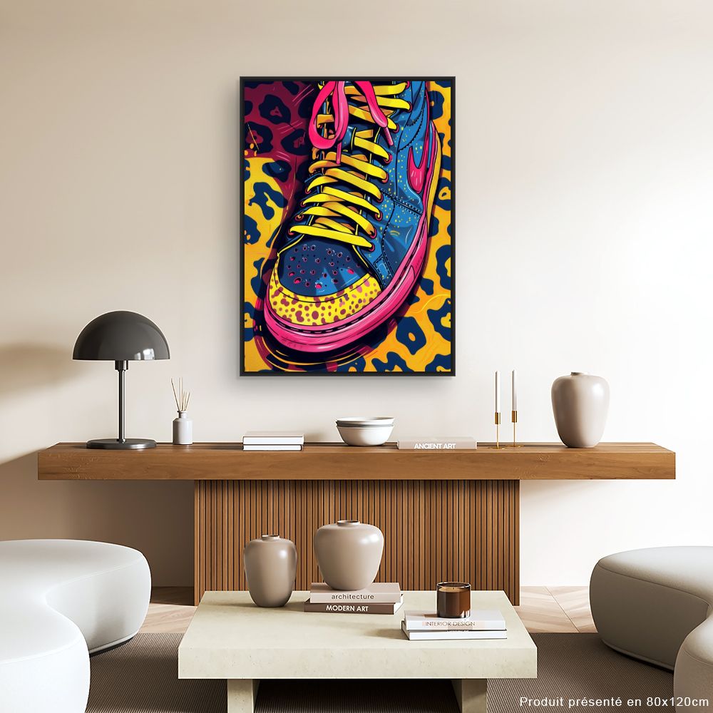 Toile "Sneakers pop art"