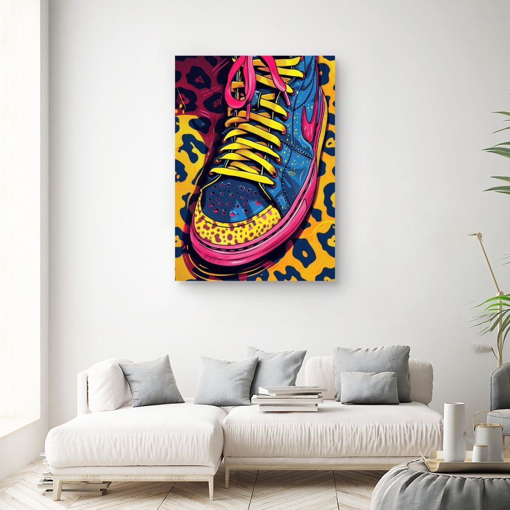 Toile "Sneakers pop art"
