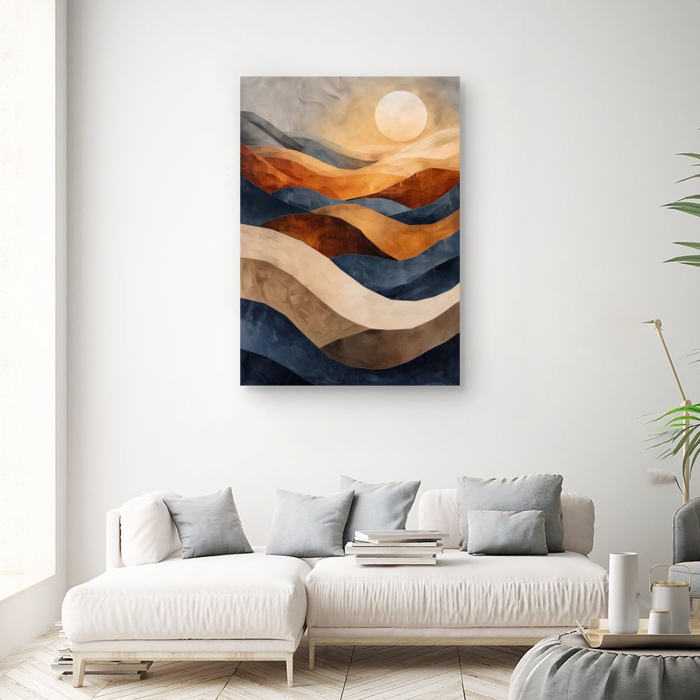 Toile "Paysage ondulant"