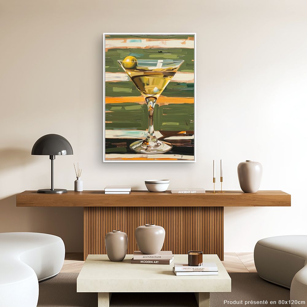 Toile "Cocktail élégant"