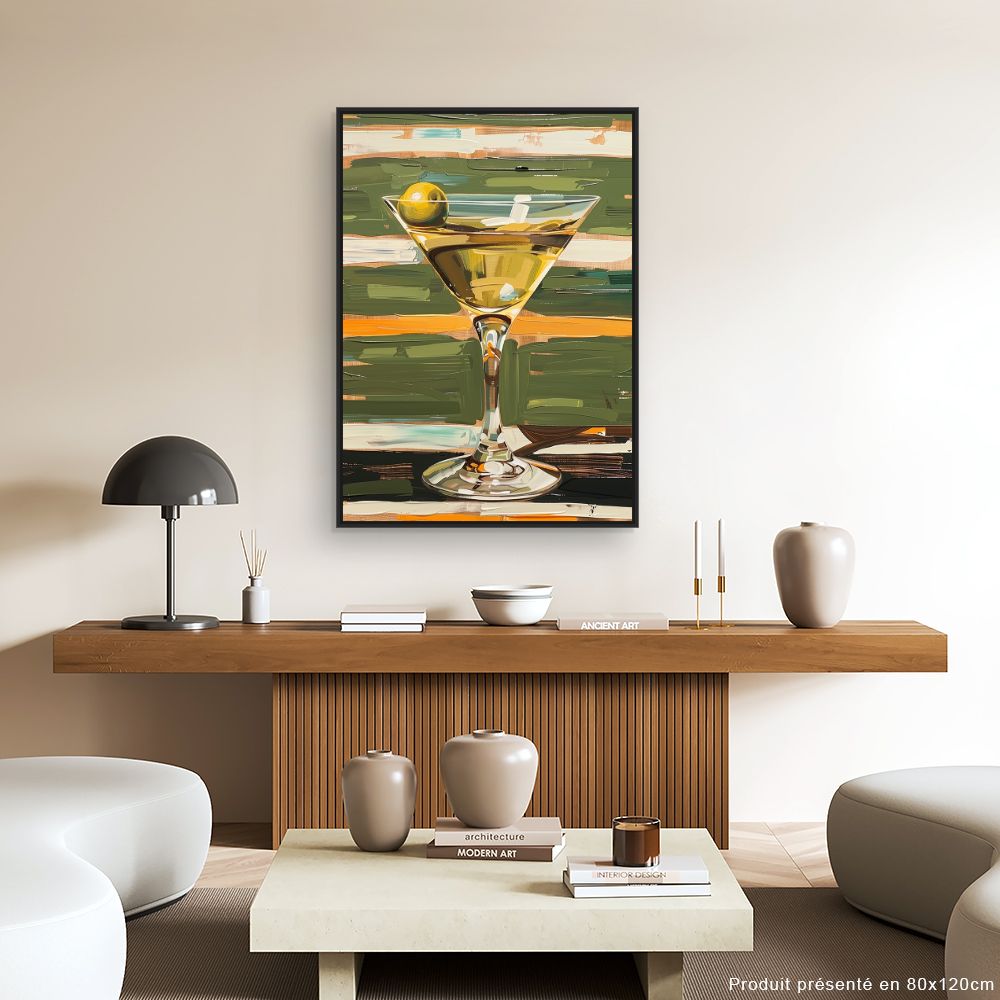 Toile "Cocktail élégant"