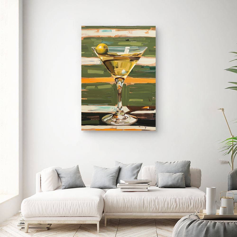 Toile "Cocktail élégant"