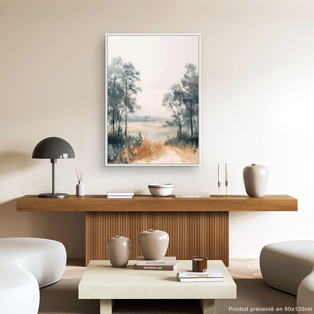 Toile "Paysage serein"