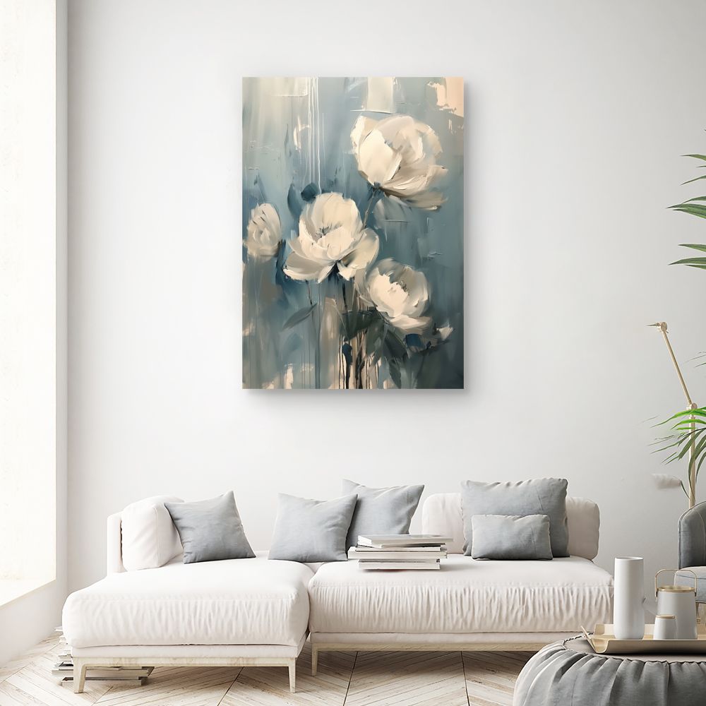 Toile "Fleurs élégantes"