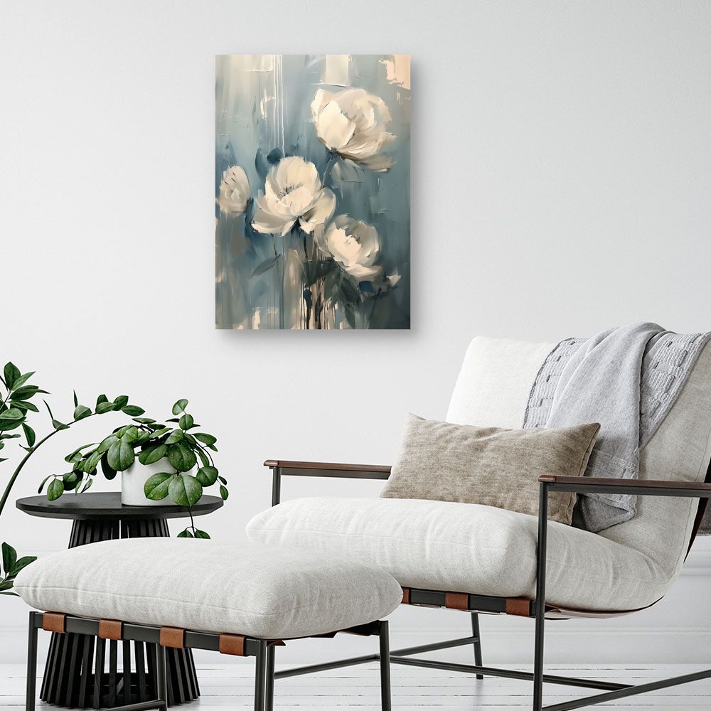 Toile "Fleurs élégantes"