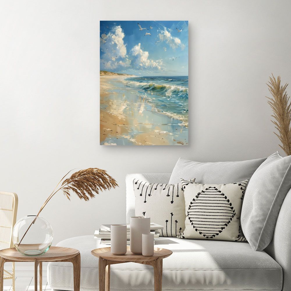 Toile "Plage paisible"