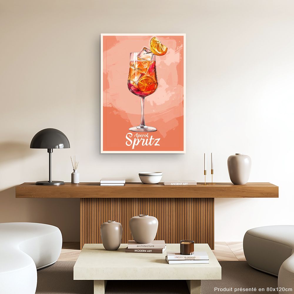 Toile "Cocktail estival chic"