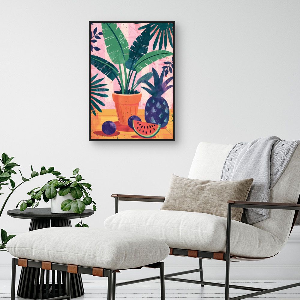 Toile "Tropical et vibrant"