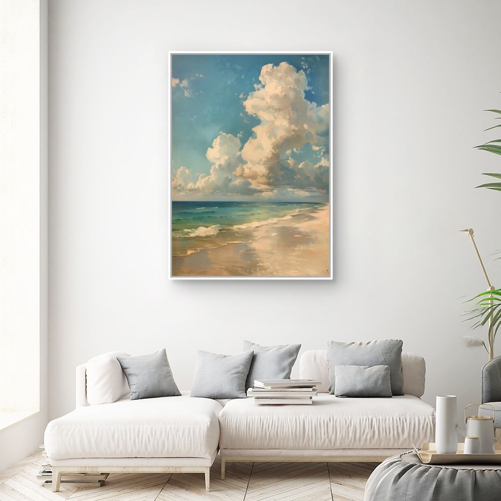 Toile "Plage sereine"