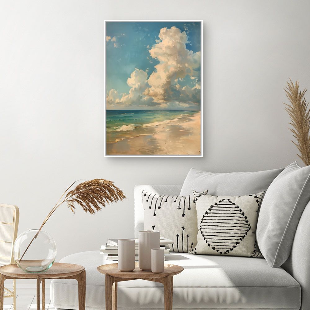 Toile "Plage sereine"