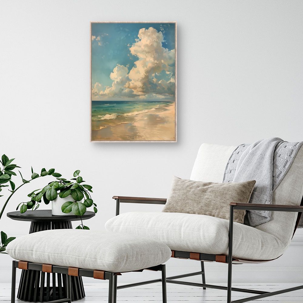 Toile "Plage sereine"