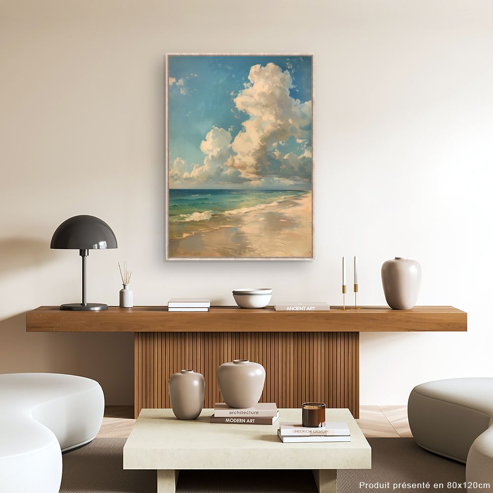 Toile "Plage sereine"