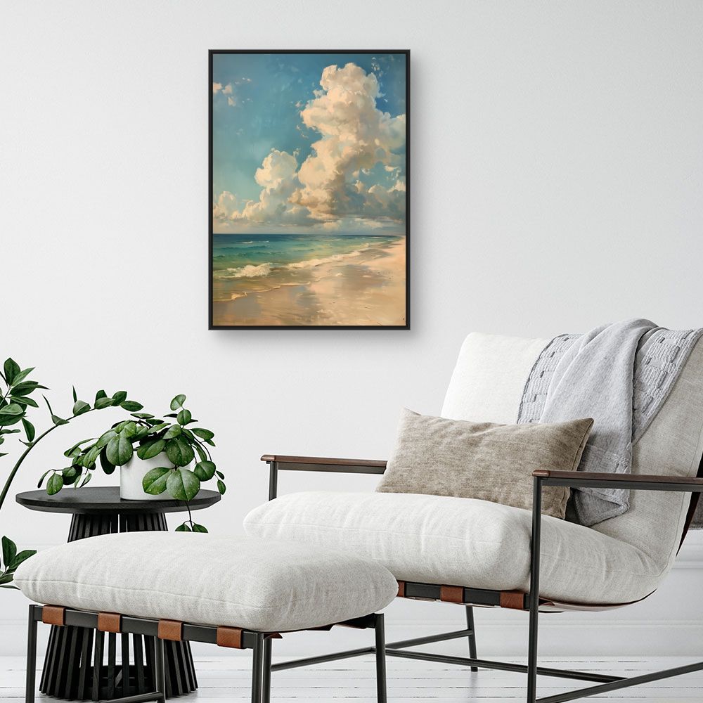 Toile "Plage sereine"