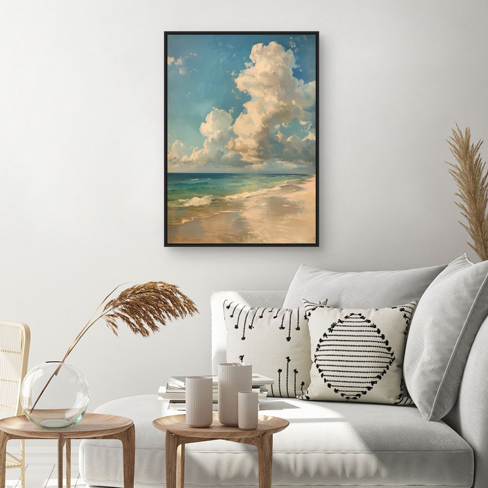 Toile "Plage sereine"