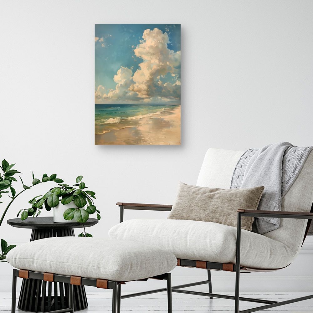 Toile "Plage sereine"