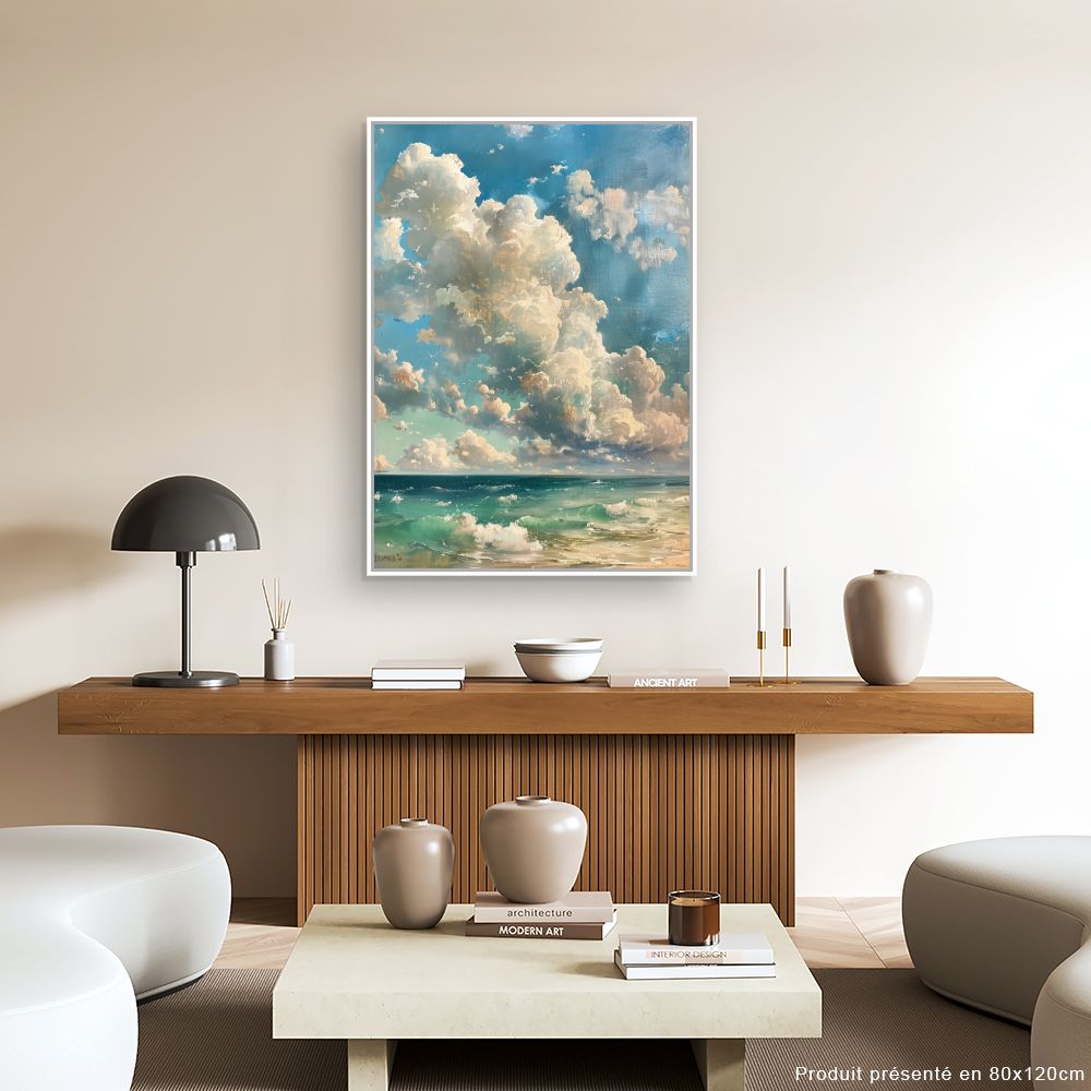 Toile "Nuages majestueux"