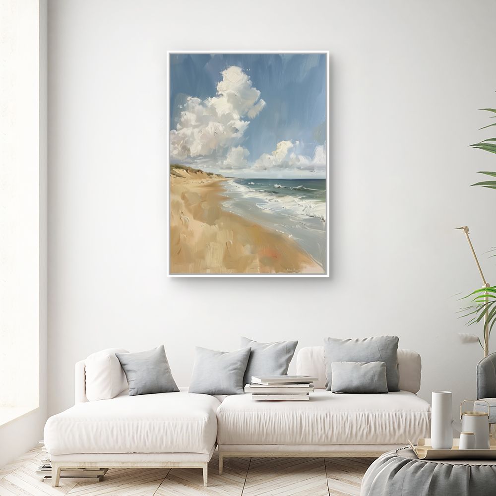 Toile "Plage sereine"