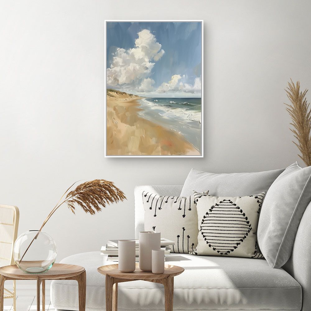 Toile "Plage sereine"