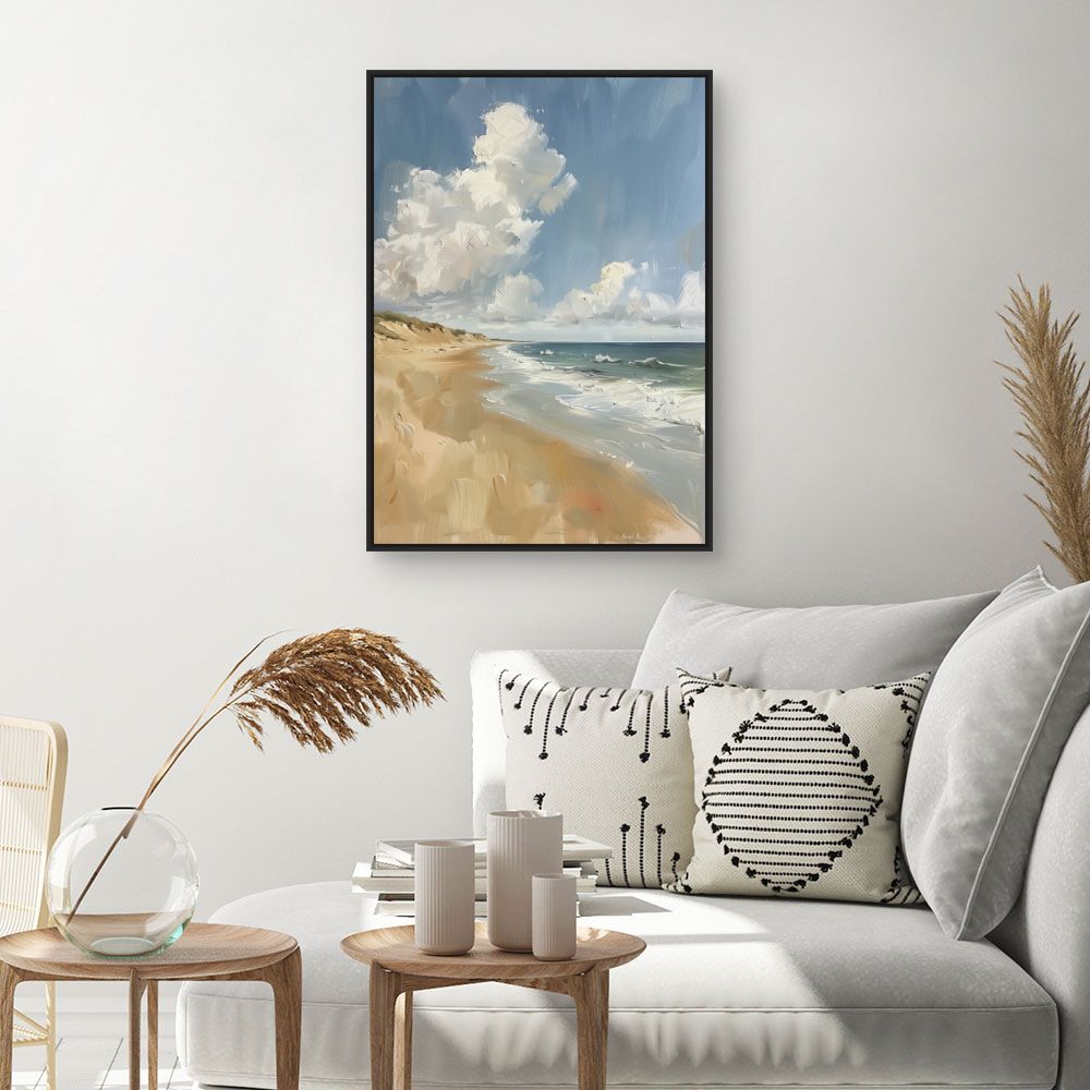 Toile "Plage sereine"