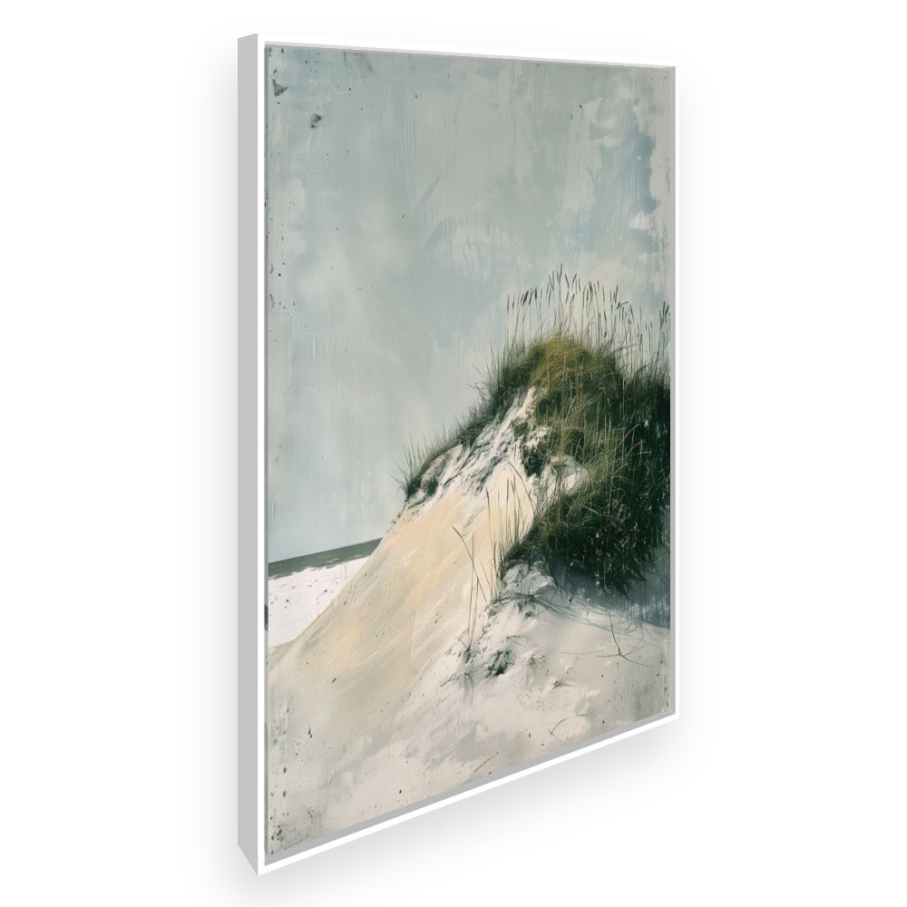 Toile Dunes apaisantes – toile cadre blanc (slide 2)