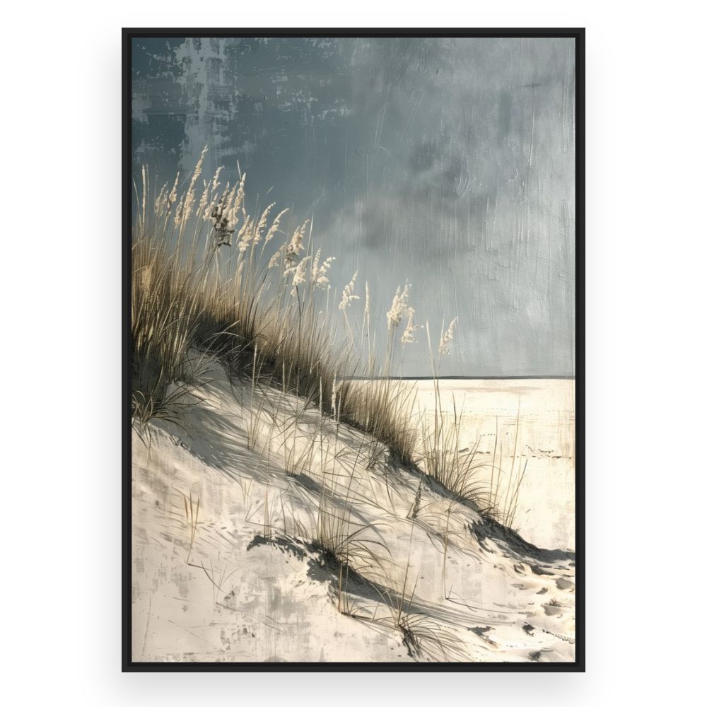 Toile Dunes tranquilles – toile cadre noir (slide 3)