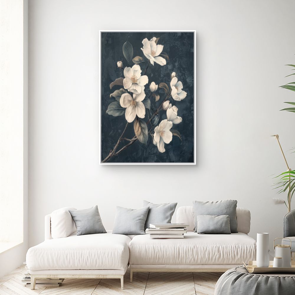 Toile "Fleurs élégantes"