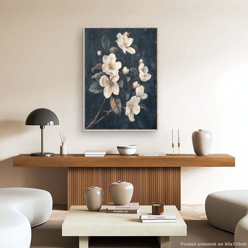 Toile "Fleurs élégantes"