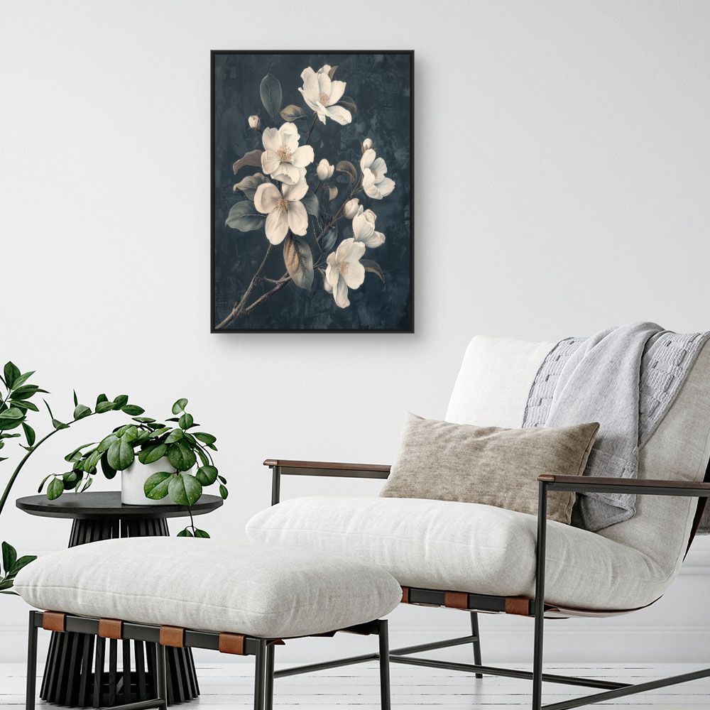 Toile "Fleurs élégantes"
