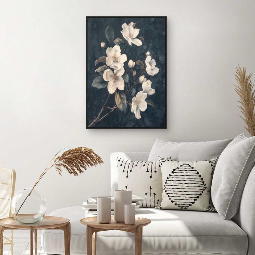 Toile "Fleurs élégantes"
