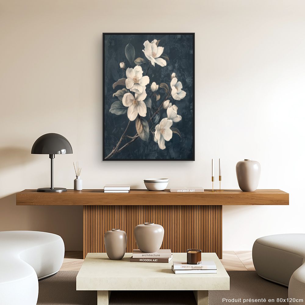 Toile "Fleurs élégantes"