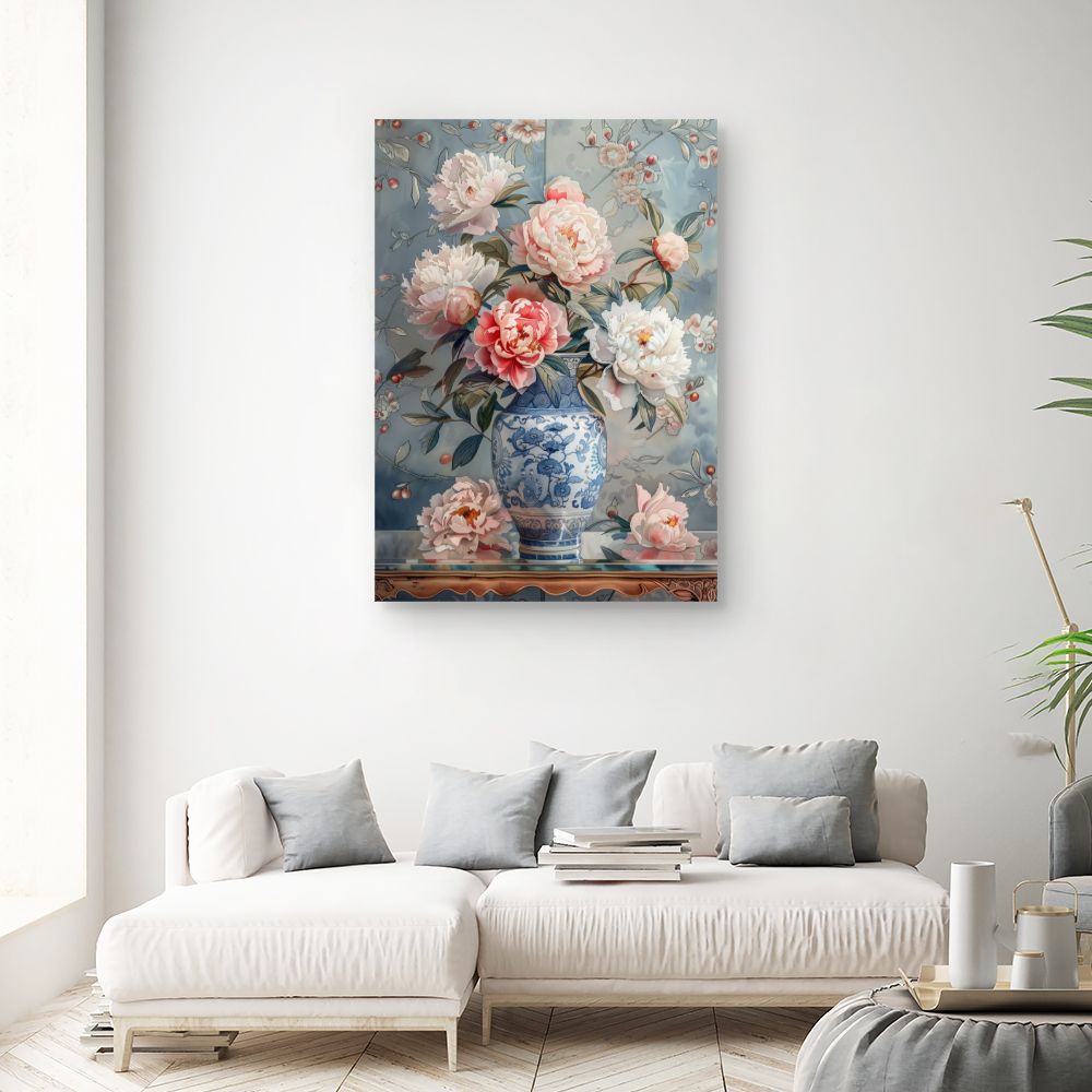 Toile "Fleurs élégantes"