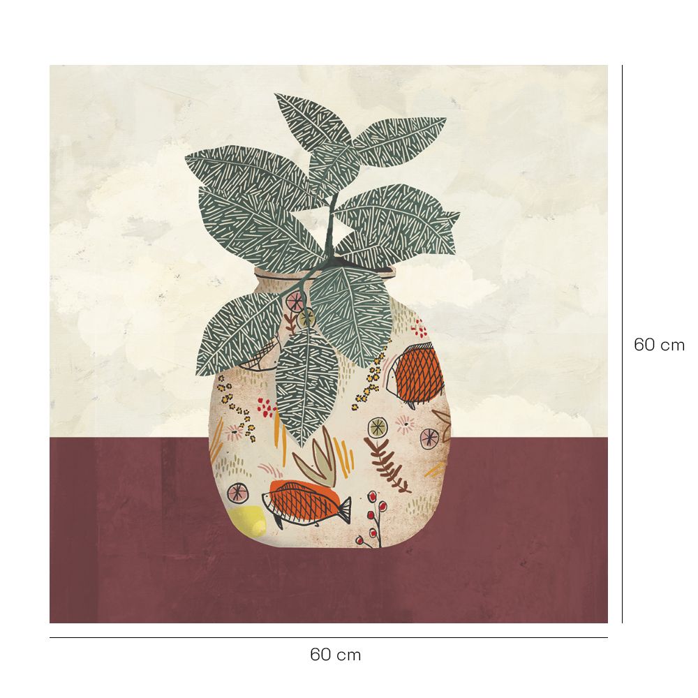 Crédence en aluminium n°14 / Vase nature artistique